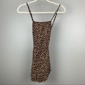 American Apparel Leopard Print Romper